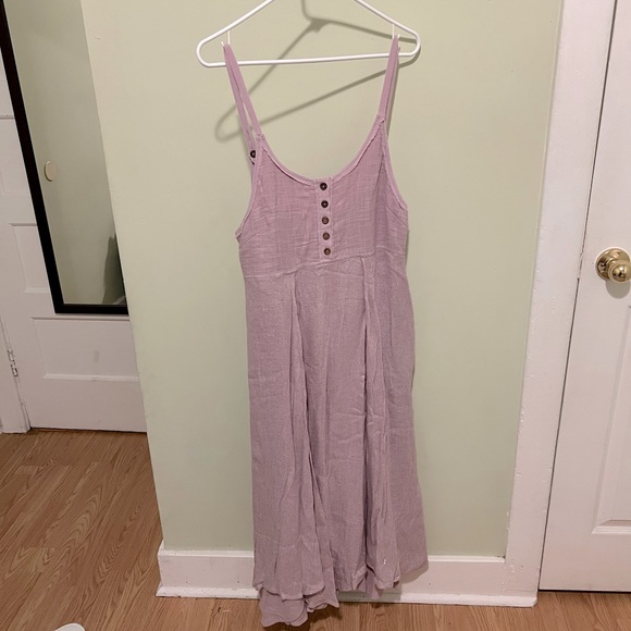 Free People Spring Lavender Linen Dress. XS (fits small to medium) New w/ tag - Picture 2 of 3
